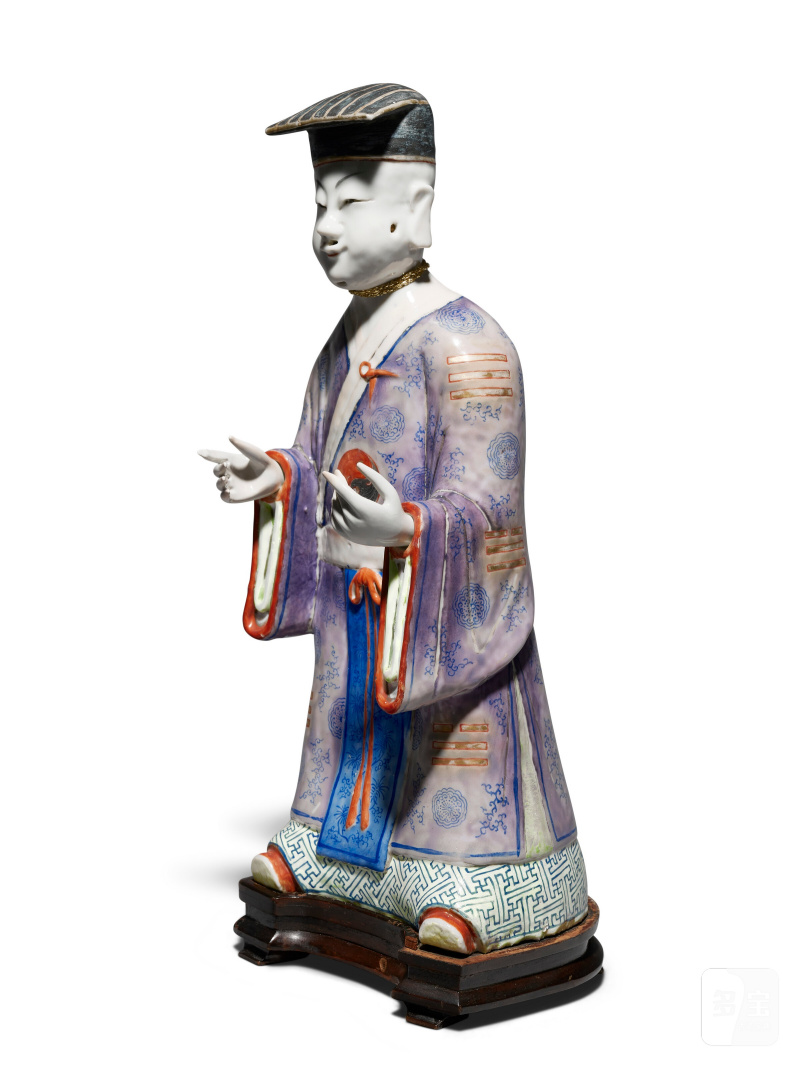 清十九世紀 粉彩神仙人物立像  CHINA, QING DYNASTY, 19TH CENTURY - 图2